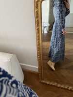 Charger l'image dans la galerie, Sézane - Robe longue imprimée bleue
