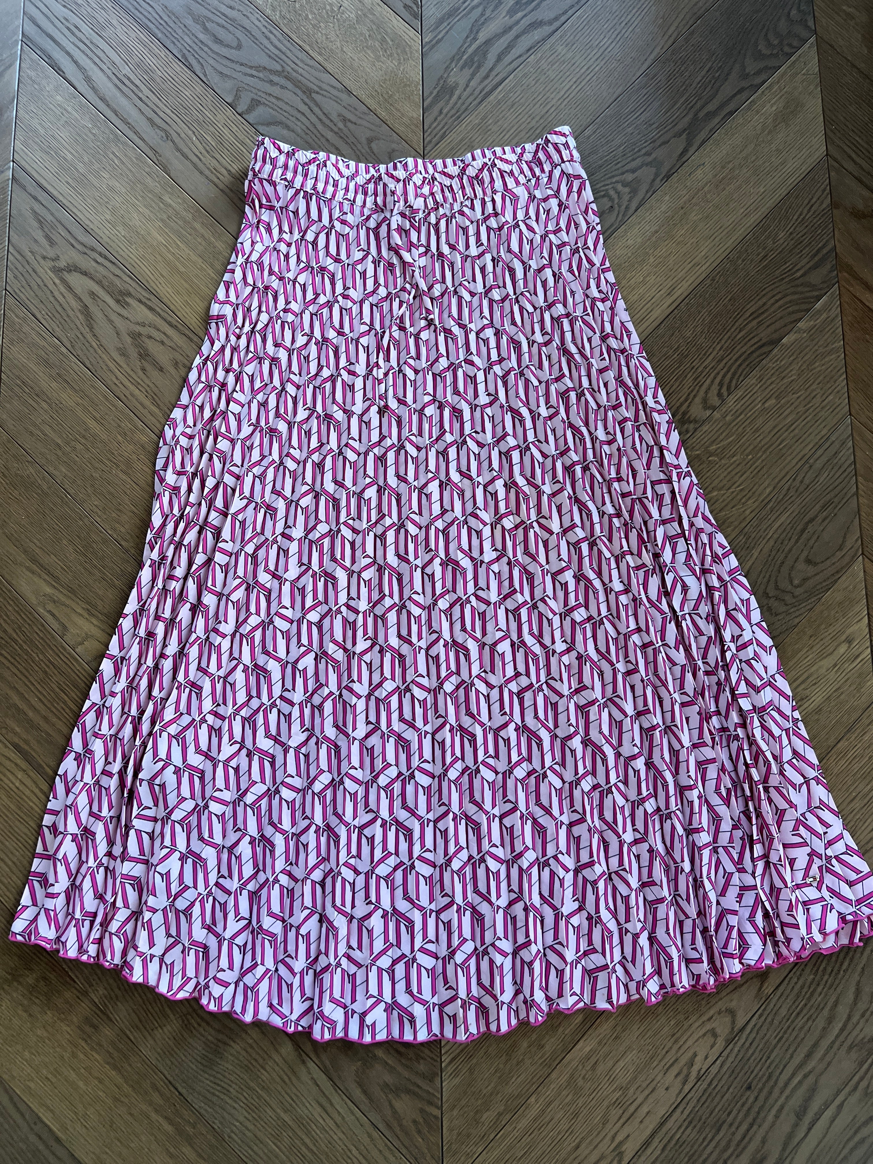 Jupe Tommy Hilfiger plissée rose