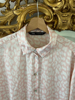 Charger l&#39;image dans la galerie, Chemise Zara rose pâle tachetée
