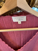 Charger l&#39;image dans la galerie, Gilet Sezane rose boutons ronds
