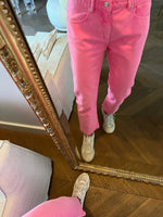 Charger l'image dans la galerie, Mode Trotter - Jean rose fluo
