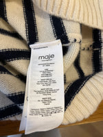 Charger l'image dans la galerie, Maje - Pull en cachemire rayé ecru
