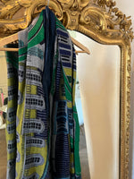 Charger l'image dans la galerie, Inoui Editions - Foulard bleu et vert
