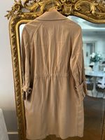 Charger l&#39;image dans la galerie, Anne Charlotte Veste fluide longue Zara camel
