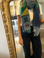 Charger l'image dans la galerie, Inoui Editions - Foulard bleu et vert
