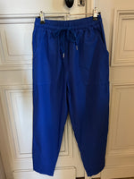 Charger l'image dans la galerie, Balance ton Pull - Pantalon bleu roi taille élastiquée
