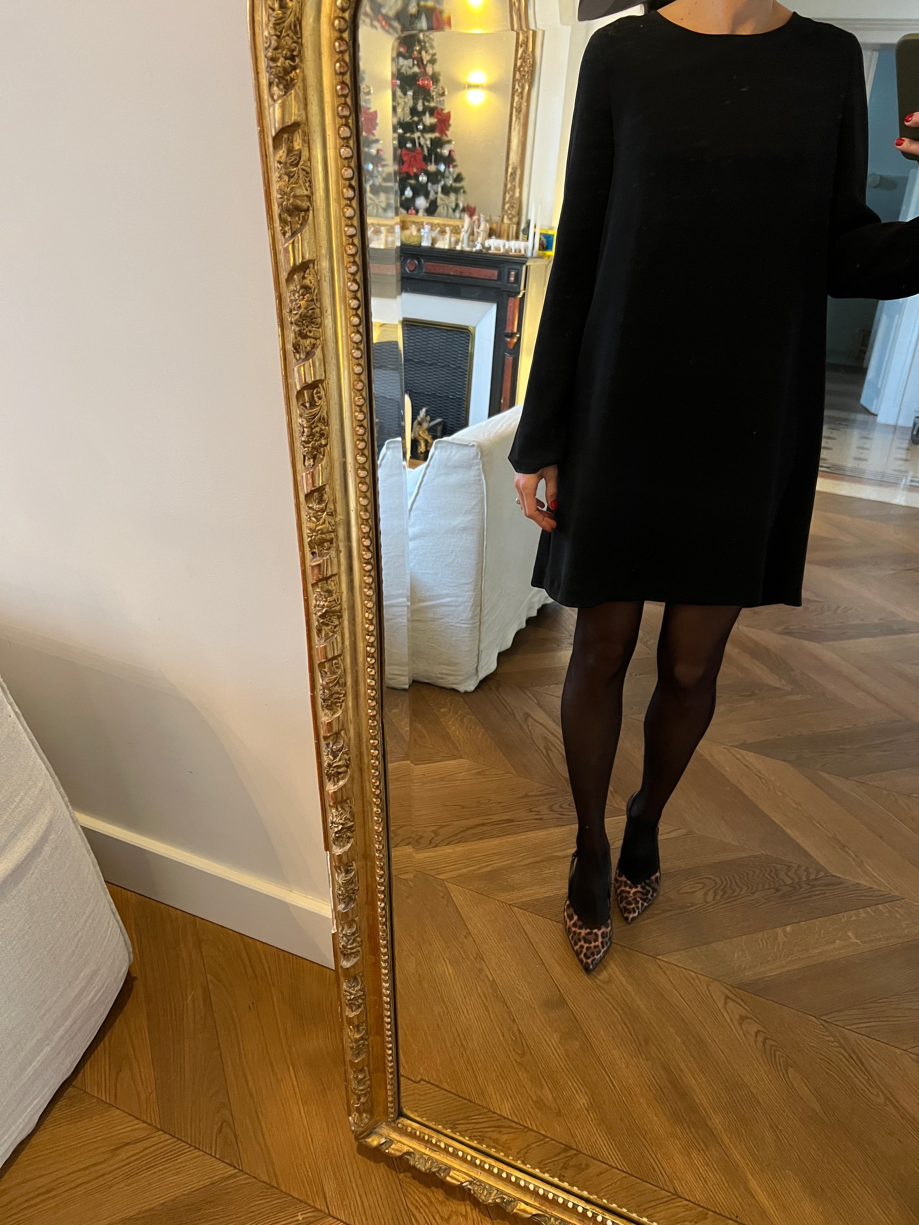 Robe Claudie Pierlot noire classique