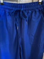 Charger l'image dans la galerie, Balance ton Pull - Pantalon bleu roi taille élastiquée
