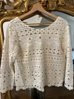 Charger l'image dans la galerie, Sézane - Top crochet ecru

