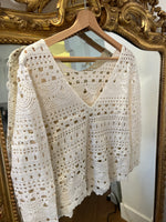 Charger l'image dans la galerie, Sézane - Top crochet ecru
