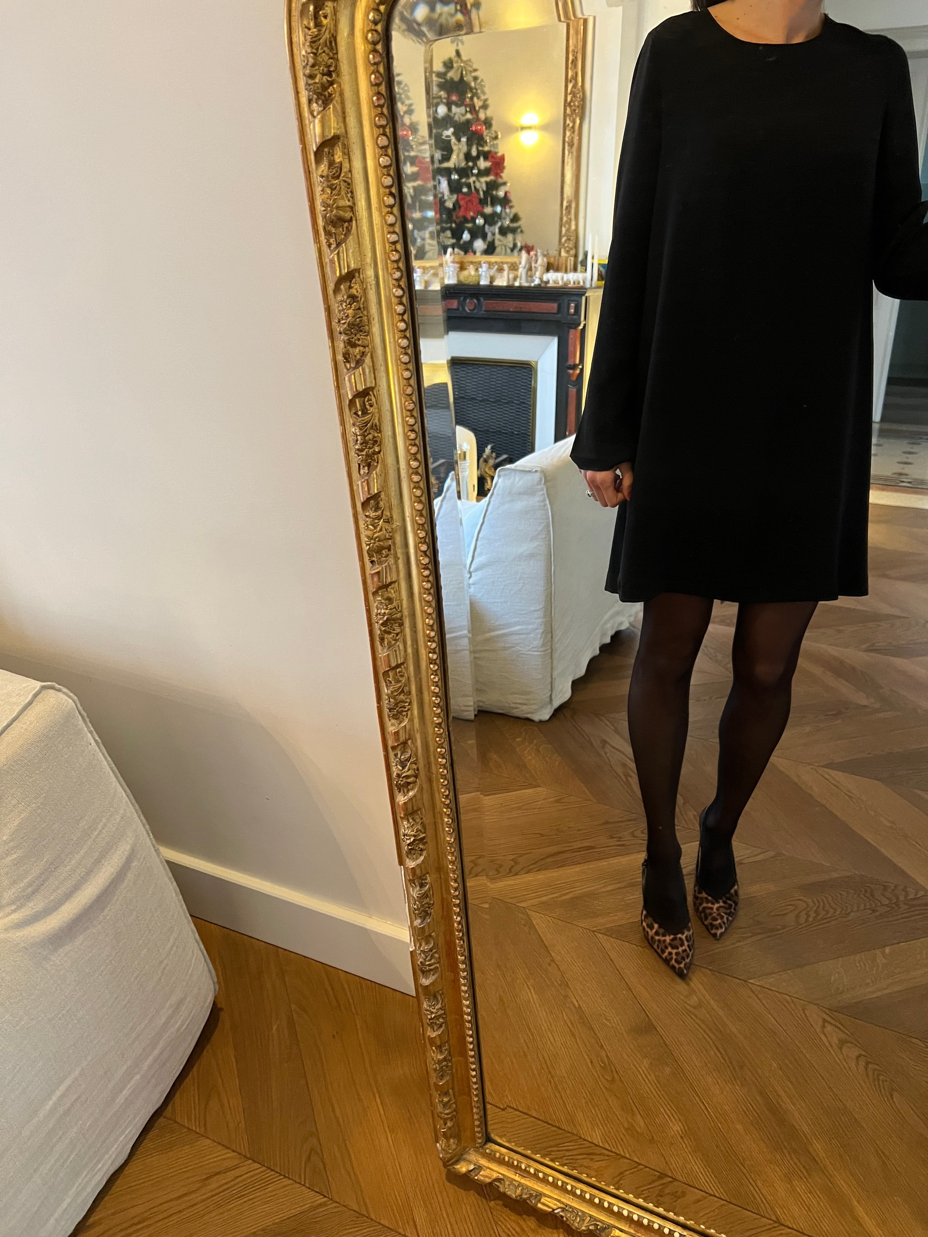 Robe Claudie Pierlot noire classique