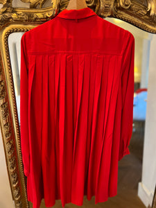 Robe chemisier rouge Claudie Pierlot