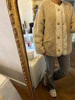 Charger l'image dans la galerie, Forte Forte - Veste moumoute beige
