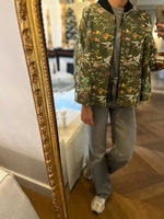 Charger l'image dans la galerie, Topolina - Veste verte fleurie
