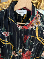 Charger l&#39;image dans la galerie, Chemise Bash fluide irisée à fleurs
