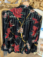 Charger l&#39;image dans la galerie, Chemise Bash fluide irisée à fleurs
