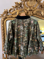 Charger l'image dans la galerie, Topolina - Veste verte fleurie
