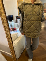 Charger l'image dans la galerie, Vanessa Bruno - Blouson Basilica neuf sans manche basilica kaki
