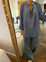 Charger l'image dans la galerie, Laurence Bras - Blouse bleue fluide

