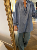 Charger l'image dans la galerie, Laurence Bras - Blouse bleue fluide
