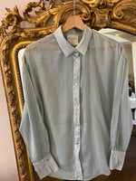 Charger l'image dans la galerie, Forte Forte - Chemise bleu ciel en coton et soie
