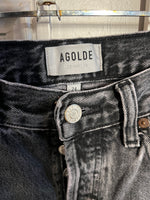 Charger l'image dans la galerie, Agolde - Jean en coton noir délavé
