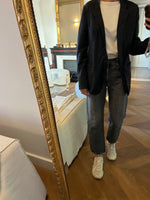 Charger l'image dans la galerie, Agolde - Jean en coton noir délavé
