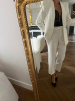 Charger l'image dans la galerie, Zara - Tailleur blanc blazer et pantalon
