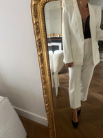 Charger l'image dans la galerie, Zara - Tailleur blanc blazer et pantalon
