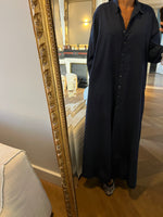 Charger l'image dans la galerie, Xirena - Robe chemisier bleu marine
