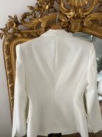 Charger l'image dans la galerie, Zara - Tailleur blanc blazer et pantalon
