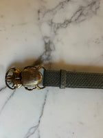 Charger l'image dans la galerie, Claris Virot - Ceinture python verte
