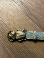Charger l'image dans la galerie, Claris Virot - Ceinture python verte
