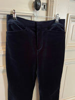 Charger l'image dans la galerie, Zara - Tailleur blazer et pantalon en velours bleu nuit
