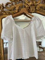 Charger l'image dans la galerie, Stella&amp;Suzie- Blouse broderie blanche
