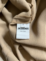 Charger l'image dans la galerie, Lucie Gabossi - Jacquemus Jupe drapée brodi beige
