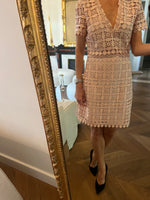 Charger l'image dans la galerie, Sandro - Robe broderie vieux rose
