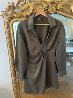 Charger l'image dans la galerie, The Kooples - Robe Kaki plissée
