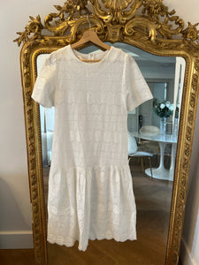 Robe longue blanche brodée By Lena&Lola