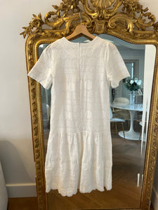 Robe longue blanche brodée By Lena&Lola