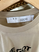 Charger l&#39;image dans la galerie, T Shirt Iro beige avec écriture
