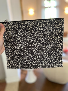 Pochette American Vintage tachetée blanche et noire