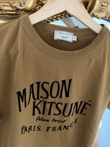 T Shirt Maison Kitsuné marron