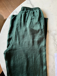 Pantalon American Vintage Satin vert