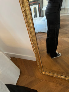 Pantalon Zara noir satin