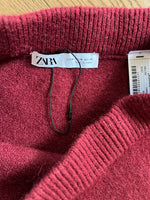 Charger l'image dans la galerie, Malika Menard Jupe en laine Zara prune
