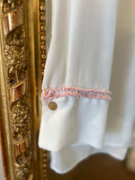 Charger l'image dans la galerie, Zara  - Chemise blanche liseret rose
