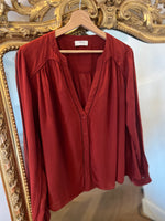 Charger l'image dans la galerie, Ba&amp;sh - Blouse terracotta Vublin

