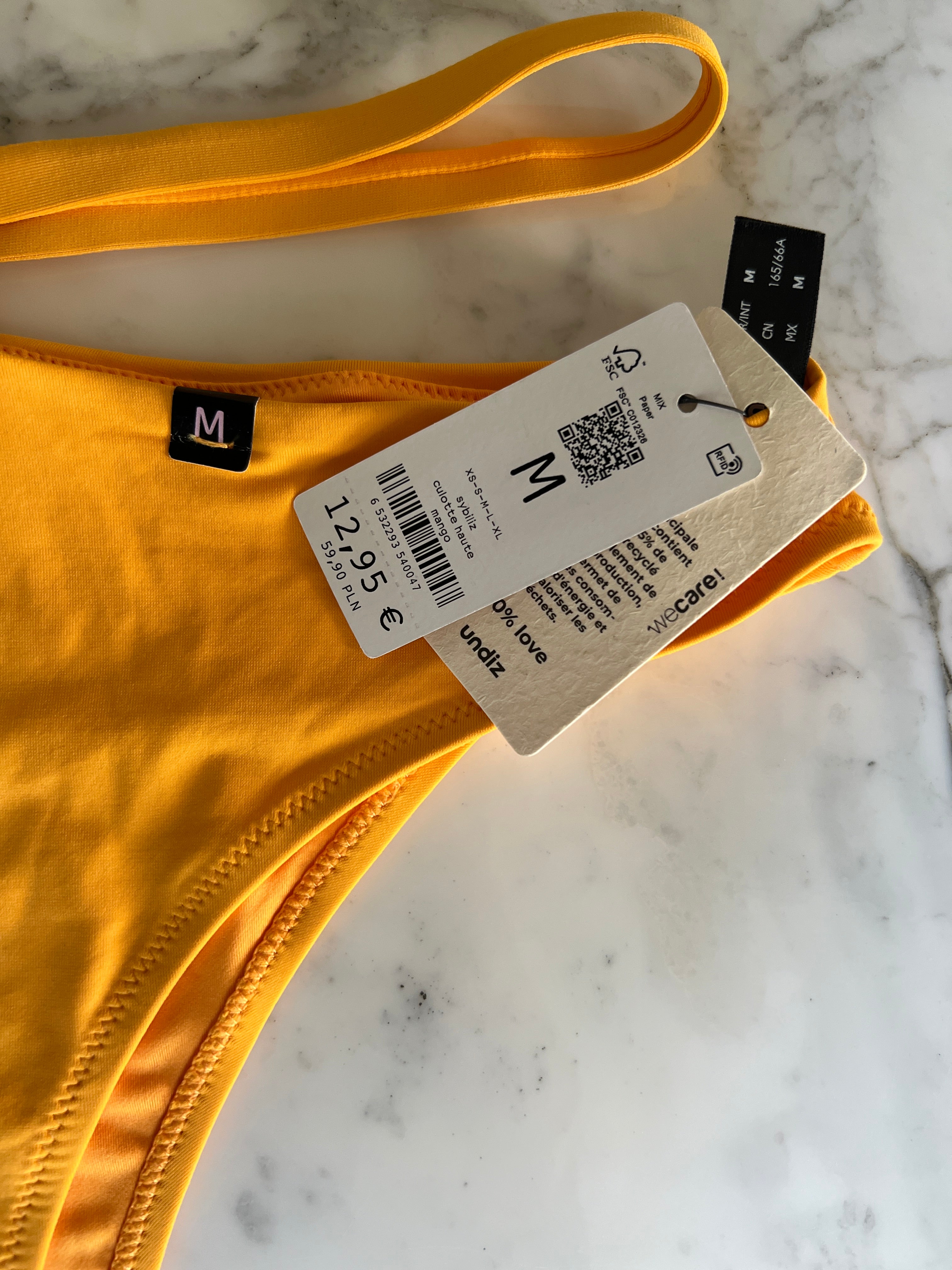 Malika Menard Maillot de bain Undiz Neuf orange