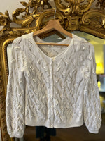 Charger l'image dans la galerie, Sezane  - Gilet blanc boulettes
